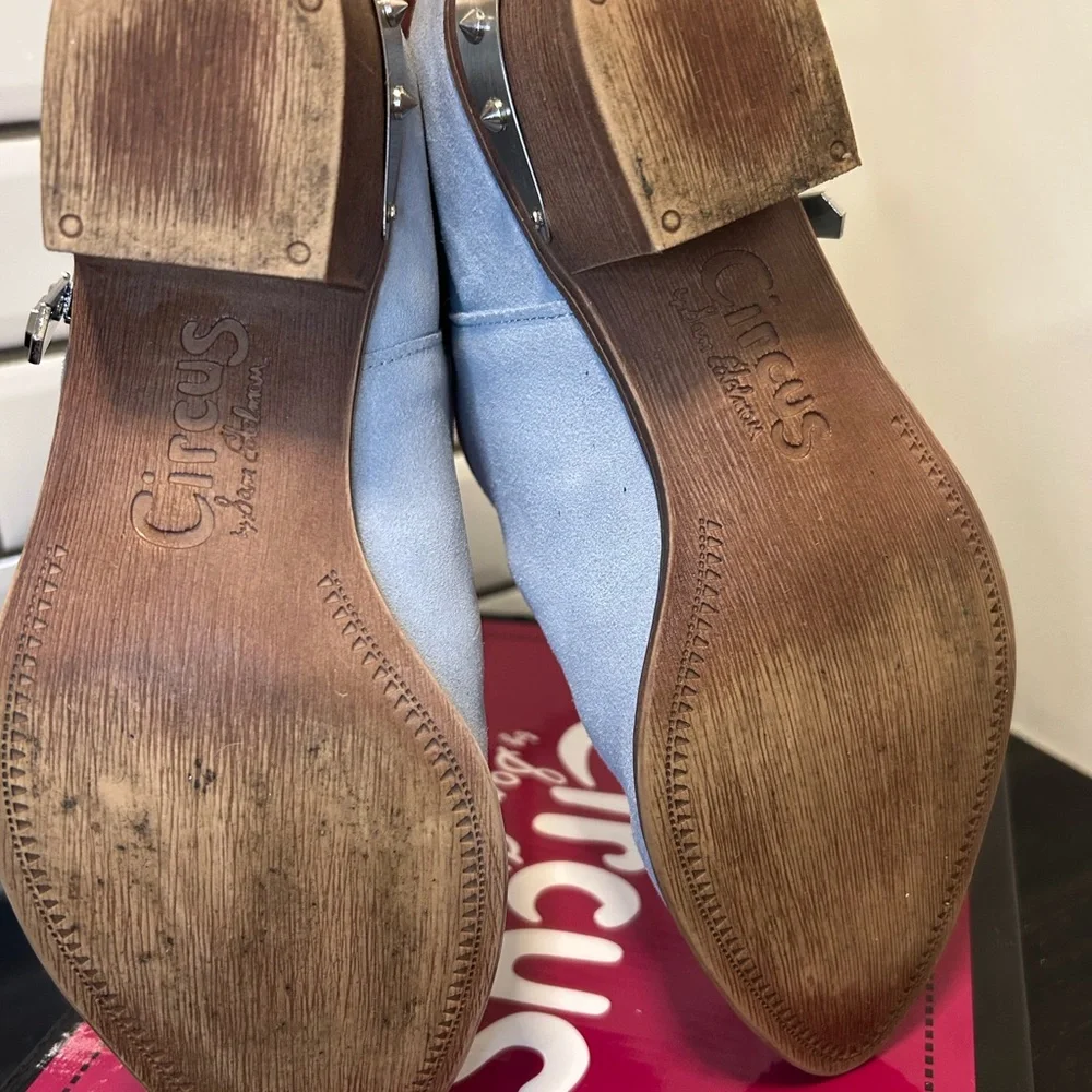 Circus by Sam Edelman Sky Blue Ankle Booties - Picture 4 of 5